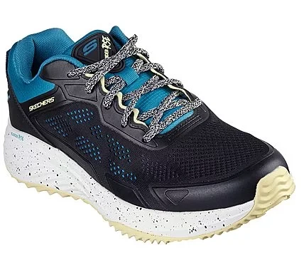 Skechers Men's Bounder RSE Athletic Sneakers in Black, Featuring Engineered Knit Upper, Air-Cooled Memory Foam Insole, and Size 40 for Ultimate Comfort and Style - Skechers - Image 3