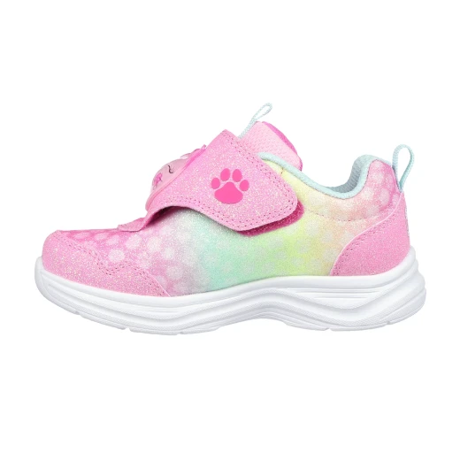 Skechers Girls' Infant Glimmer Kicks Pink Glitter Sneakers With Skech Pets Design Featuring Sound Activated Lights Size 25 For Toddlers And Babies - Skechers - Image 6