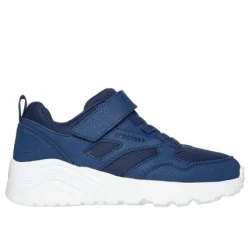 Skechers Boys' Uno Lite Navy Sneakers 33: Stylish Comfort for Young Feet. Lightweight Design, Cushioned Insole, and Durable Construction. Perfect for Everyday Wear.