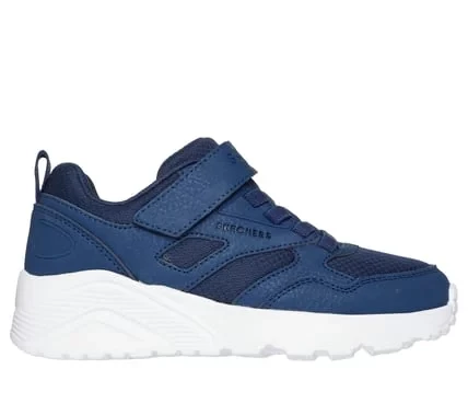 Skechers Boys' Uno Lite Navy Sneakers 33: Stylish Comfort for Young Feet. Lightweight Design, Cushioned Insole, and Durable Construction. Perfect for Everyday Wear. - Skechers - Image 2