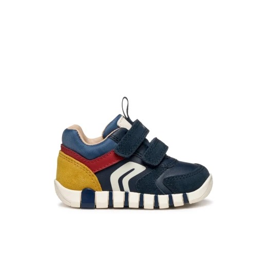 IUPIDOO Baby Boys' First Steps Sneaker Navy 22 Flexy Cushioned Breathable Leather Effect Suede Lightweight Comfortable Footwear for Little Adventurers B3555D.05422.C4244 - Geox - Image 2
