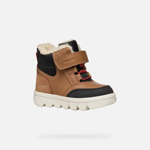 Willaboom ABX Baby Boys' Waterproof Ankle Boots Tobacco Brown 23 - Geox - Image 3