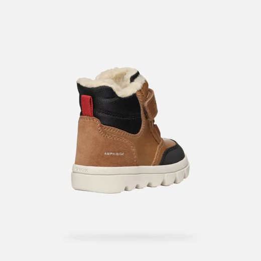 Willaboom ABX Baby Boys' Waterproof Ankle Boots Tobacco Brown 21 - Willaboom - Image 4