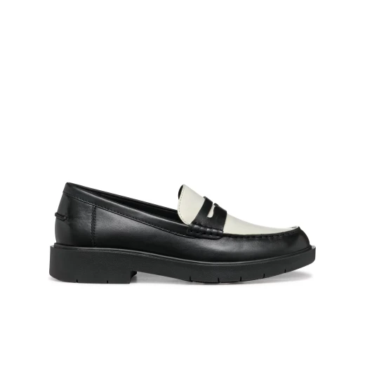 Geox Spherica EC1 Women's Loafer Black Leather Casual Shoes 36, Unmatched Comfort and Shock Absorption, Perfect for Everyday Wear and Stylish Looks - Image 2