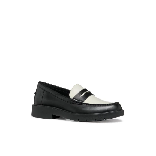 Geox Spherica EC1 Women's Loafer Black Leather Casual Shoes 36, Unmatched Comfort and Shock Absorption, Perfect for Everyday Wear and Stylish Looks - Image 4
