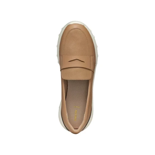 Alleniee Woman Loafer Beige Lightweight Breathable Leather Effect Hybrid Design Comfortable Casual Shoe Size 37 for Everyday Wear - Alleniee - Image 4
