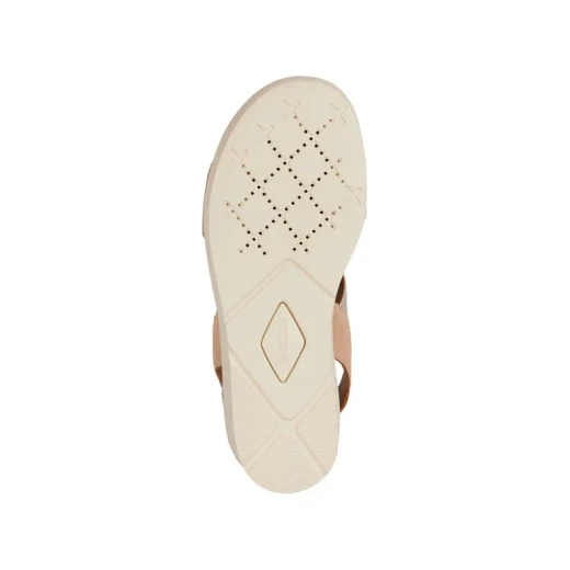 Geox Xand 2.2S Women's Wedge Sandals Dark Skin 41 Features Breathable Suede and Leather Effect Material Comfortable Mid Height Wedge City Design D45M1A.022BC.C5QB5 - Geox - Image 6