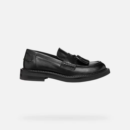 Serilda Woman Loafer Leather Tassel Black Size 36 Comfortable Breathable - Image 11