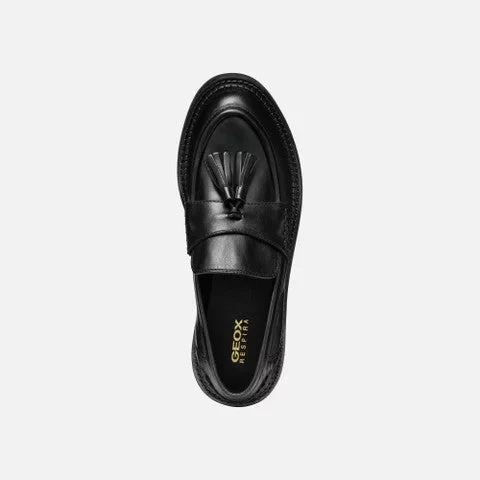 Serilda Woman Loafer Leather Tassel Black Size 36 Comfortable Breathable - Image 9