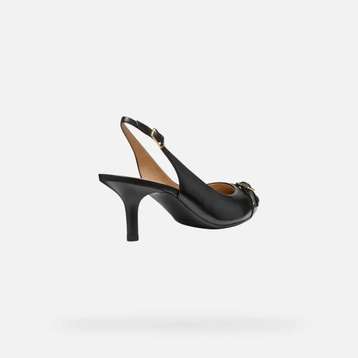 KLEOPY Woman Black Nappa Leather Shoes Size 38 for Women: Contemporary Design for Everyday Comfort and Style, Perfect for City Looks and Evening Engagements - Geox - Image 4