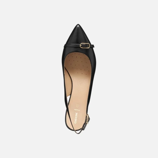KLEOPY Woman Black Nappa Leather Shoes Size 38 for Women: Contemporary Design for Everyday Comfort and Style, Perfect for City Looks and Evening Engagements - Geox - Image 6