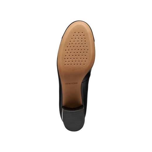 Geox Virnilisa 65 Women's Court Shoes in Black Nappa Leather with Patent Detailing Size 36 - Perfect for Office and Off Duty Occasions - Geox - Image 7