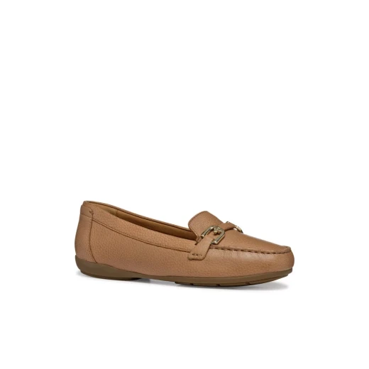 Annytah Moc Women's Loafers Beige Tumbled Leather 36 EU Size Comfortable Breathable Slip On Casual Shoes Everyday Wear Leisure Time Suitable City Attire - Image 15