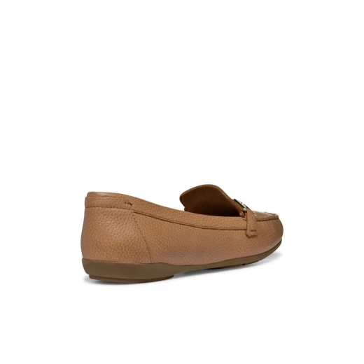 Annytah Moc Women's Loafers Beige Tumbled Leather Casual Shoes Size 37 Comfortable Breathable Stylish Design Perfect for Everyday Wear and Leisure Activities - Annytah - Image 5