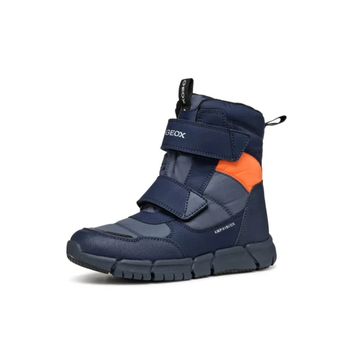 Geox Flexyper ABX Boy Ankle Boots Navy Waterproof Lightweight Flexible Easy On 35 Ideal Winter Outdoor Activities J169XC.0FU50.C4408 Fast Delivery Easy Exchange 150-180 Size - Image 3