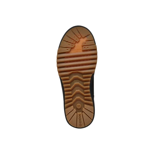 حذاء بوت كاحل Geox Bunshee ABX للأولاد مقاوم للماء أسود مقاس 33 حذاء دافئ ومتين للطقس السيئ جلد بالشمع ونوبوك علوي نعل خفيف الوزن ومرن - بونشي - Image 10