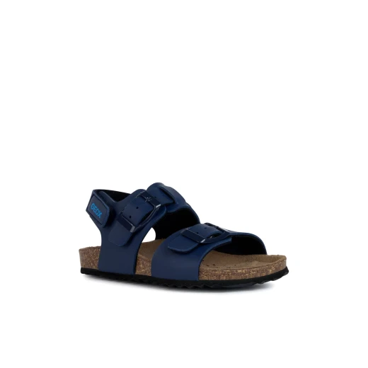 Geox Ghita Boy Sandals Navy 33 Breathable Adjustable Summer Playtime - Geox - Image 3