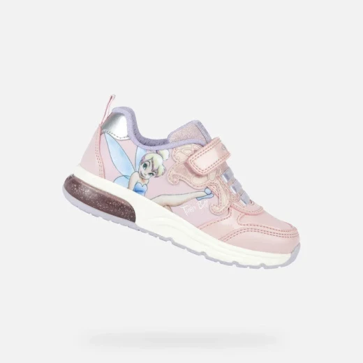 Geox Spaceclub Girl Sneakers Pink 35 Tinkerbell Edition Breathable Geox Spaceclub Girl Sneakers Pink 35 Tinkerbell Edition Breathable