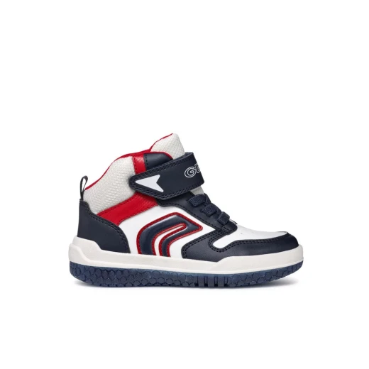Geox Buzzerlight Boy Sneakers Mid Cut Basketball Design with Lights Multicolor Size 32 Fast Delivery Easy Exchange - Toy kingdom - Image 2