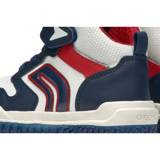 Geox Buzzerlight Boy Sneakers Mid Cut Basketball Design with Lights Multicolor Size 32 Fast Delivery Easy Exchange - Toy kingdom - Image 9