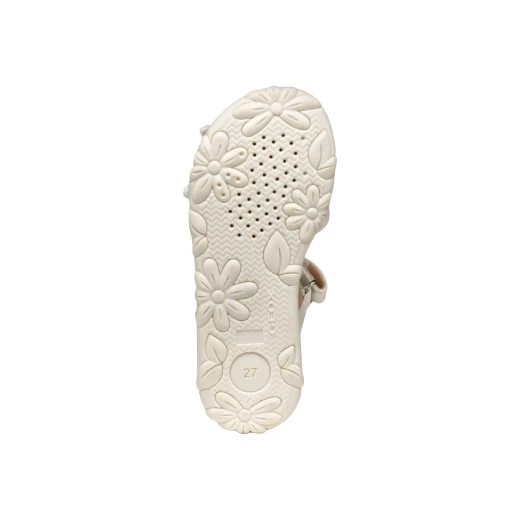 Geox Haiti Girl Sandals White Size 35 Pearlescent Leather Effect Design with Bow Embellishment Comfortable Lightweight Sandals Perfect for Girls for Everyday Wear and Holiday Fun - Image 28