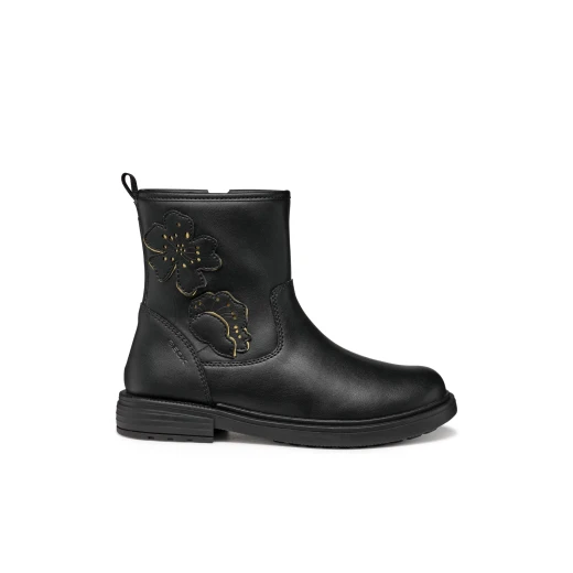 Eclair Girl Black Fashion Ankle Boots for Children with Decorative Detailing - Eclair girl - Image 2