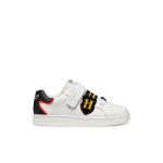 Geox Eclyper Boy Sneakers White Sporty Design Inspired by Harry Potter for Boys Size 31 Leather Effect Comfortable for Everyday Wear Item Code J56LSB.000BC.C0404