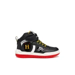 Geox Buzzerlight Boy Sneakers Black 28, Magical Harry Potter Collection, Light-Up Sole, Sporty Design, Durable Nylon and Leather-Effect Material, Item Code J56MCD.054FU.C0048 - Techspark