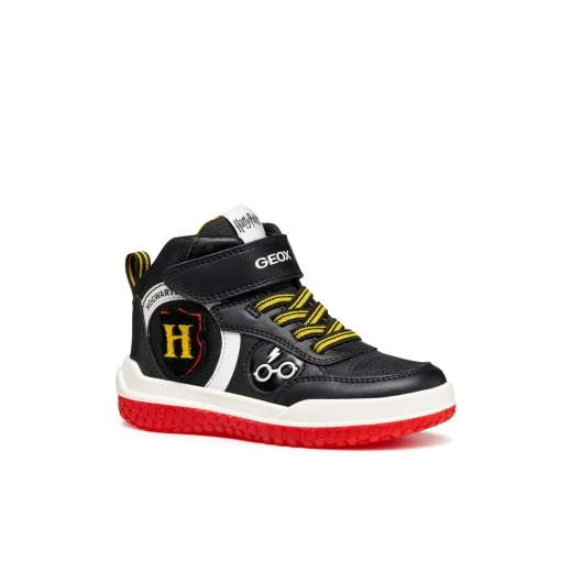 Geox Buzzerlight Boy Sneakers Black 28, Magical Harry Potter Collection, Light-Up Sole, Sporty Design, Durable Nylon and Leather-Effect Material, Item Code J56MCD.054FU.C0048 - Techspark - Image 3