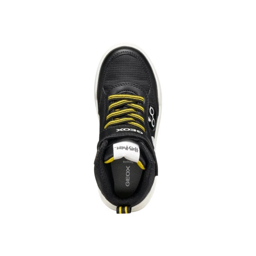 Geox Buzzerlight Boy Sneakers Black 28, Magical Harry Potter Collection, Light-Up Sole, Sporty Design, Durable Nylon and Leather-Effect Material, Item Code J56MCD.054FU.C0048 - Techspark - Image 6