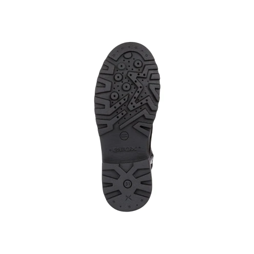 Casey Girl Ankle Boots Black Patent 28 Combat Style Girls' Footwear - Image 7