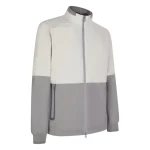 Geox Spherica Bomber 2 Man Jacket Off White Lightweight Breathable Recycled Polyester Water Resistant Windblocking Finish Perfect for Cool Summer Evenings Size 58