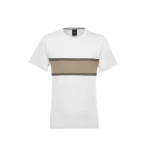 Men's White Cotton Crew Neck T Shirt Short Sleeve Casual Wear