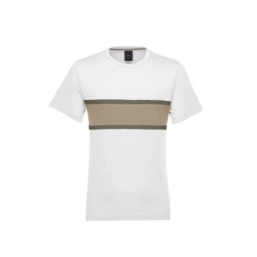 Men's White Cotton Crew Neck T Shirt Short Sleeve Casual Wear - Image 2