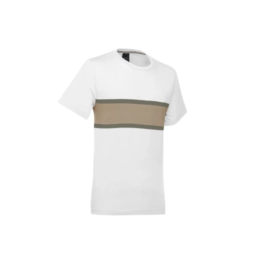 Men's White Cotton Crew Neck T Shirt Short Sleeve Casual Wear - Image 3