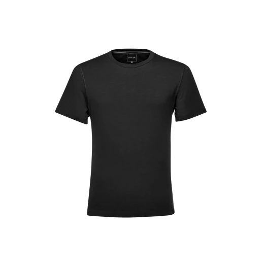 Geox Spherica Men's Crew Neck T Shirt Black M Size Casual Wear Soft Stretch Cotton Jersey Fabric Everyday Comfort Classic Design SKU M5510K T3245 F9000 - Geox - Image 5