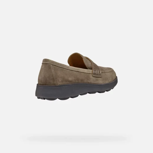 Geox Spherica EC10 Men's Loafer Dove Grey Suede Upper Breathable Cushioned Footwear Size 43 Ideal for Office Wear and Everyday Comfort - Image 10