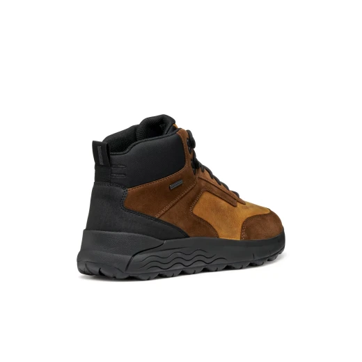 Geox Spherica 4X4 B ABX Men's Waterproof Ankle Boots Cognac Size 43, Breathable Suede and Leather Effect Material, Excellent Cushioning for All Day Comfort, Winter Ready Footwear - Geox - Image 13