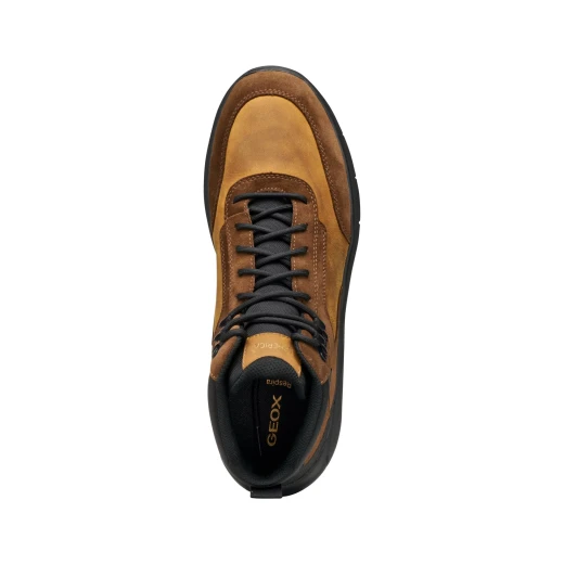 Geox Spherica 4X4 B ABX Men's Waterproof Ankle Boots Cognac Size 43, Breathable Suede and Leather Effect Material, Excellent Cushioning for All Day Comfort, Winter Ready Footwear - Geox - Image 9