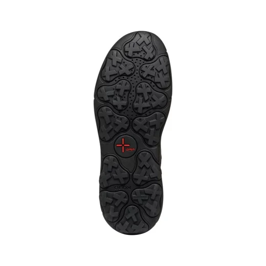 Geox Nebula Grip ABX Men's Waterproof Sneakers in Navy Blue Size 42. Features Breathable Design, Tumbled Leather Construction, and Excellent Grip for Casual Wear. - Geox - Image 9