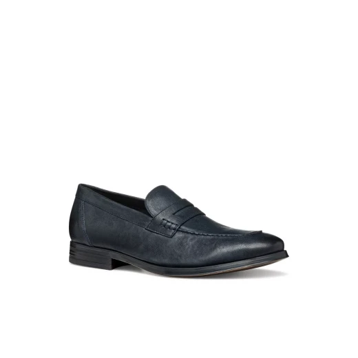 Rezzonico Men's Navy Loafer Stylish Leather Slip On 42 Casual City Panache Breathable Comfortable Modern Design for Various Outfits SKU: U558QA.000LM.C4002 - Rezzonico - Image 12