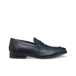 Rezzonico Men's Navy Loafer Stylish Leather Slip On 42 Casual City Panache Breathable Comfortable Modern Design for Various Outfits SKU: U558QA.000LM.C4002 - Rezzonico
