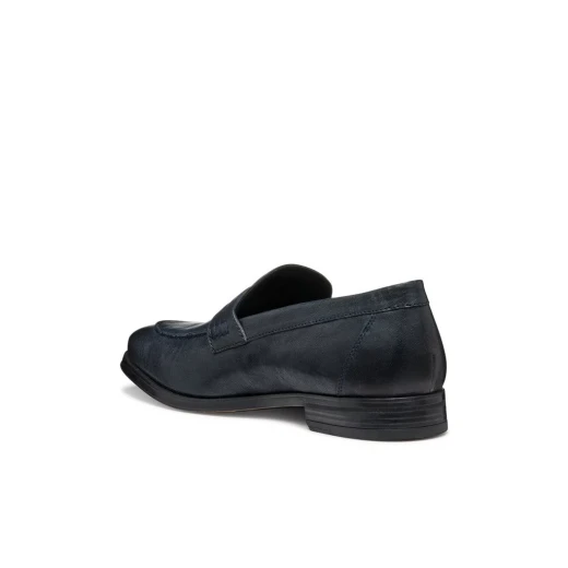 Rezzonico Men's Navy Loafer Stylish Leather Slip On 42 Casual City Panache Breathable Comfortable Modern Design for Various Outfits SKU: U558QA.000LM.C4002 - Rezzonico - Image 8