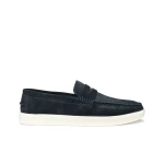Avola Man Navy Suede Loafer Size 42 Lightweight Breathable Comfortable Stylish Men's Footwear Perfect for Warm Weather and Weekend Getaways Flexible Outsole - Geox