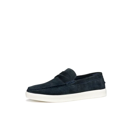 AVOLA Man Navy Suede Loafer 41 Lightweight Breathable Comfort Designed for Warm Weather Weekends Away Flexible Outsole Timeless Appeal Perfect Choice for Men's Footwear - Image 5