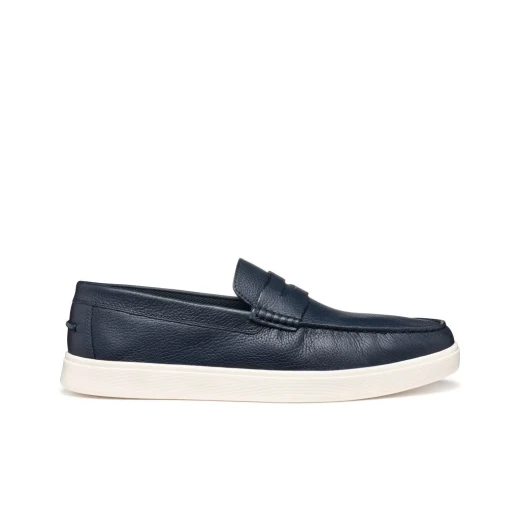 Geox Avola Man Loafer Navy Leather 42 Lightweight Breathable Comfortable Stylish City Off Duty Men's Footwear - Geox - Image 2