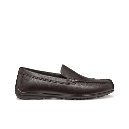 Geox Spherica EC16 Men's Loafer Shoes Coffee Brown Tumbled Leather Casual Comfort Slip On Style with Exceptional Cushioning and Support Size 40 - Image 11