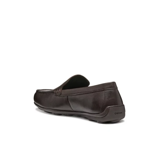 Geox Spherica EC16 Men's Loafer Shoes Coffee Brown Tumbled Leather Casual Comfort Slip On Style with Exceptional Cushioning and Support Size 40 - Image 8