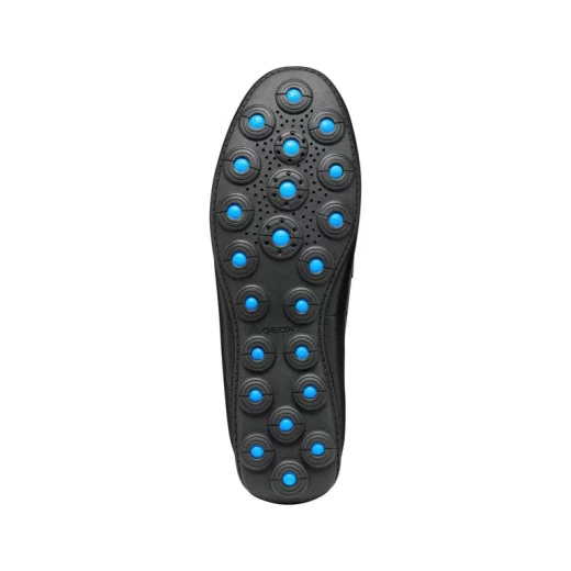 Geox Spherica EC16 Loafer for Men in Black, Crafted from Tumbled Leather, Featuring Exceptional Cushioning and Comfort for Day to Day Wear. Size 40 - Image 10