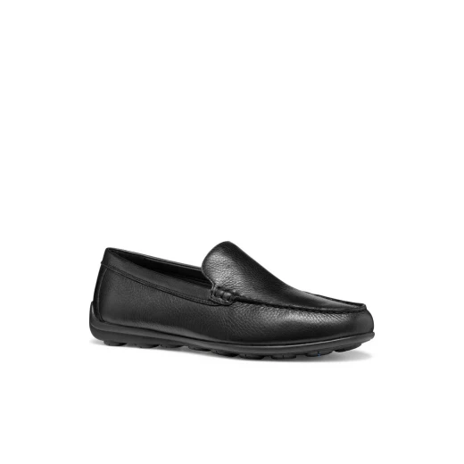 Geox Spherica EC16 Loafer for Men in Black, Crafted from Tumbled Leather, Featuring Exceptional Cushioning and Comfort for Day to Day Wear. Size 40 - Image 12